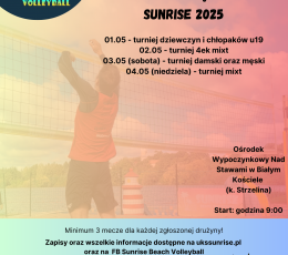 Majówka Sunrise 2025 - turniej Mixt